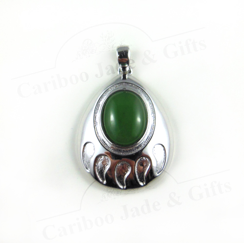 Pendentif Vintage éléphant Sculpté En Jade Vert – Breloque Pierre Naturelle, Occasion
